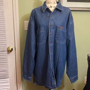 Vintage Men’s Wolverine Flannel Lined Shacket, XLT